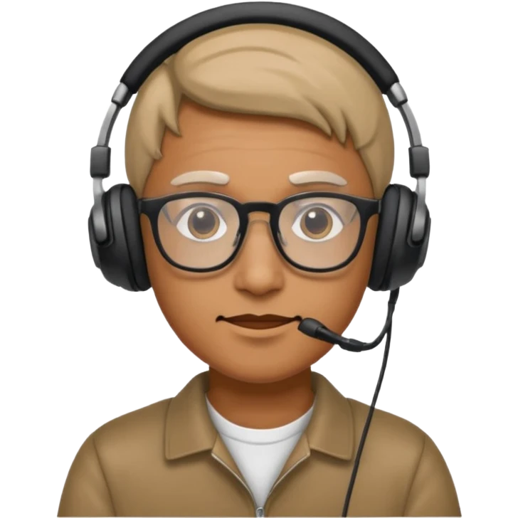 headphone wearing and glassess emoji