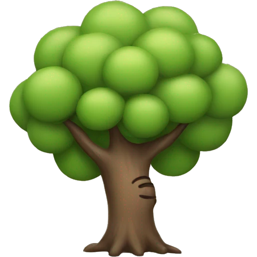 Smiling Tree Emoji emoji