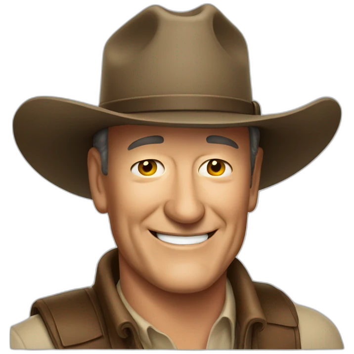 Happy birthday John Wayne emoji