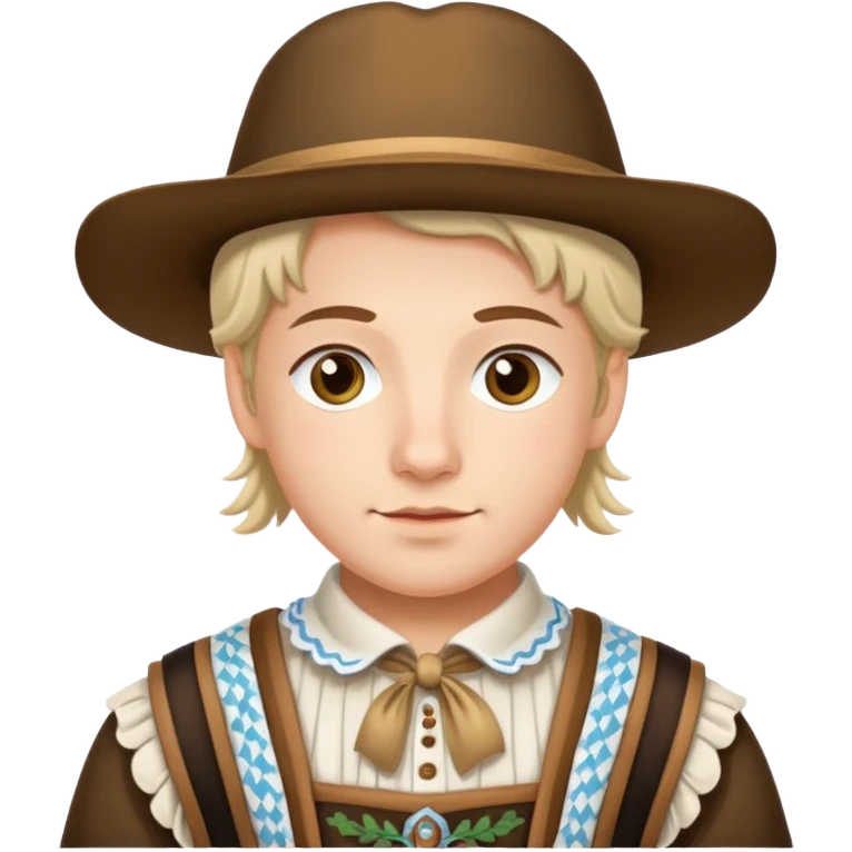 Wearing a Bavariantt Ty costume emoji