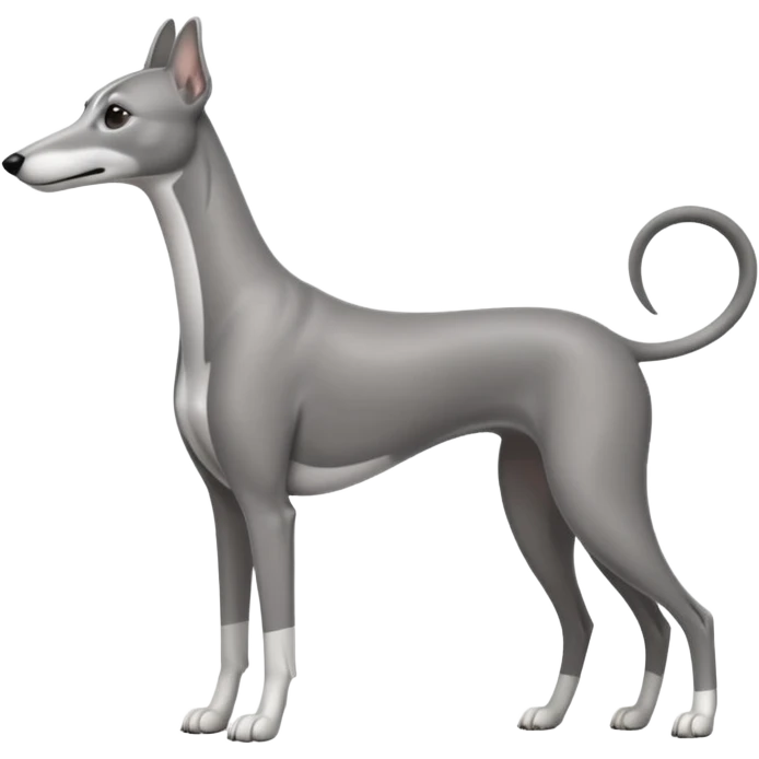 stilized greyhound looking to the right emoji