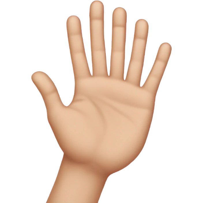 1 hand makes love sign emoji