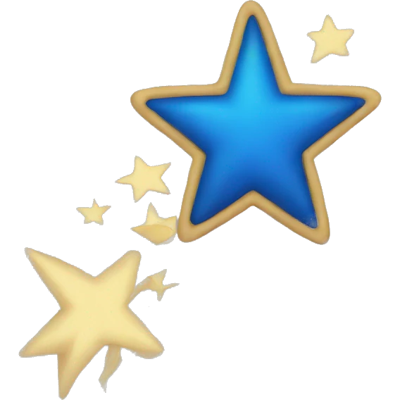 Blue star emoji