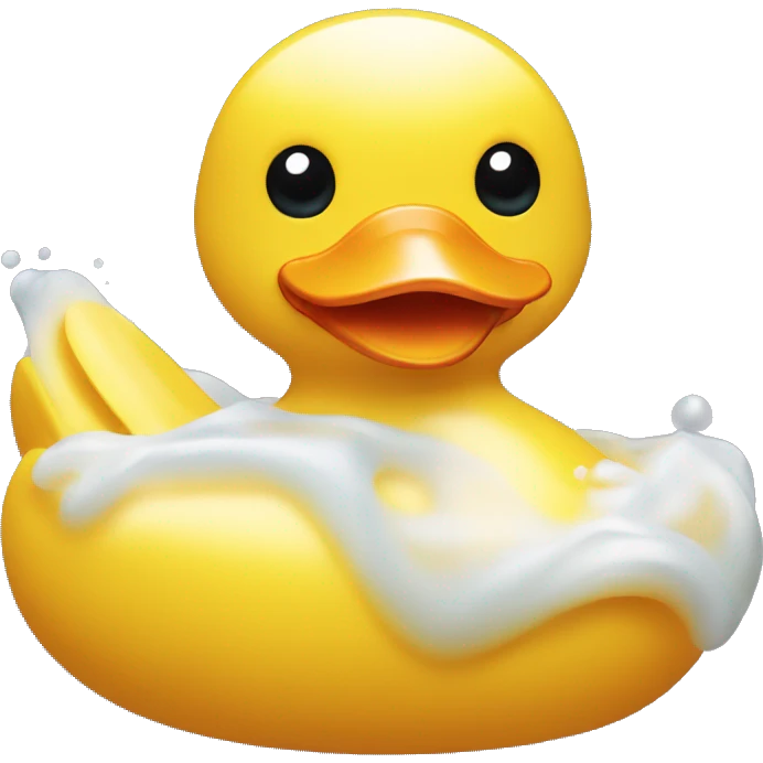 Rubber Duck curling emoji