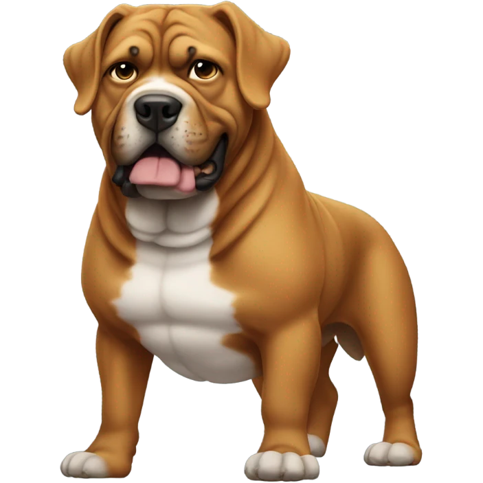 Big dogg with muscle  emoji