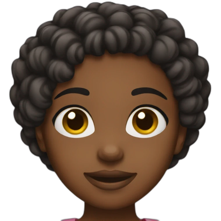 Black girl emoji