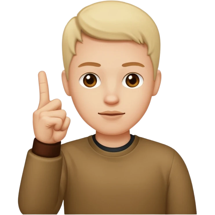 White DJ with middle finger up emoji