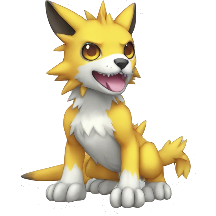 cute kawaii cool edgy Digimon-Fakemon-animal full body emoji