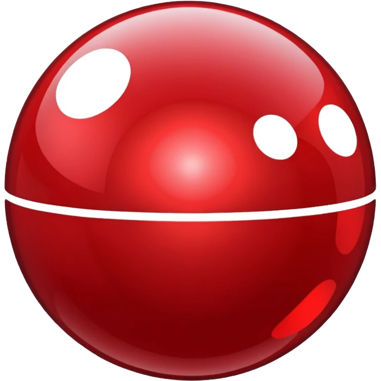 red disco ball emoji