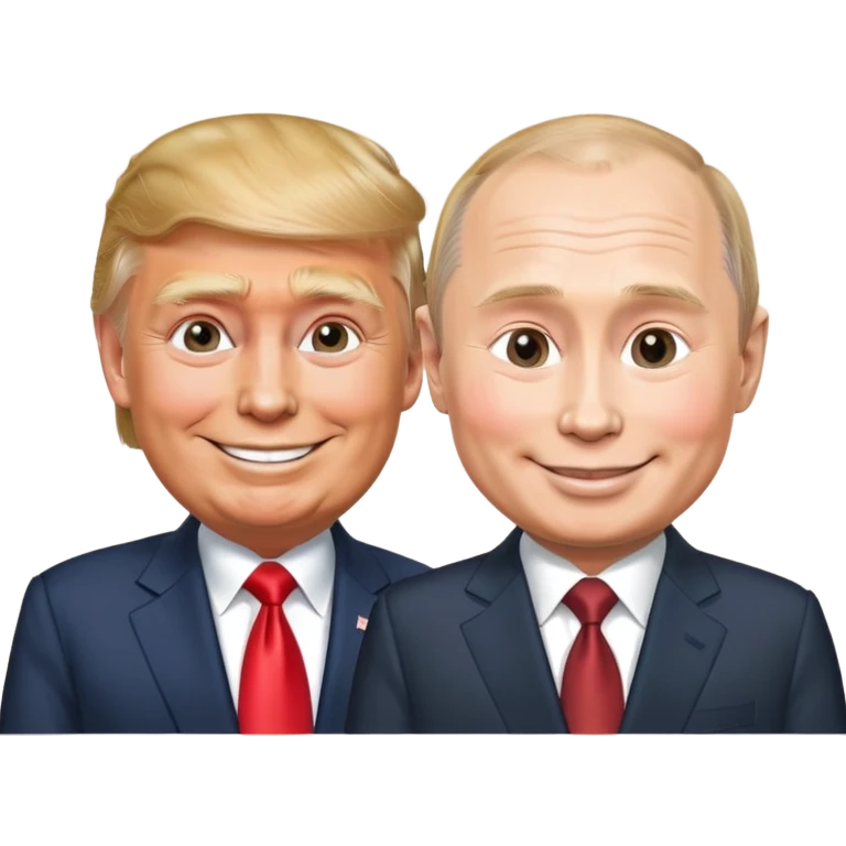 Trump and Putin emoji
