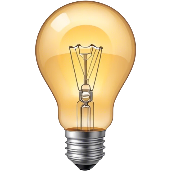 light bulb aesthetic emoji
