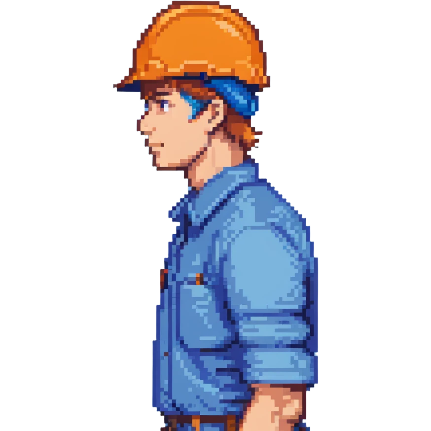 blue rescue worker hard hat emoji