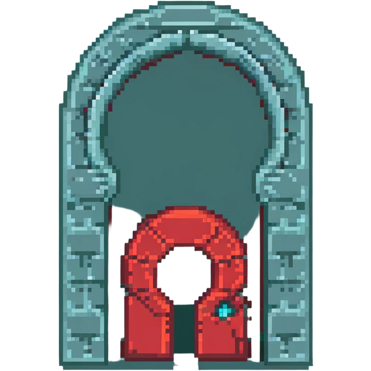 red portal emoji