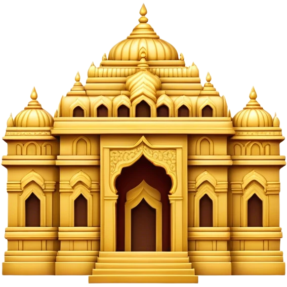 Tirupati Balaji Temple Landmark Emoji – Showcasing the temple’s golden entrance and intricate carvings. emoji