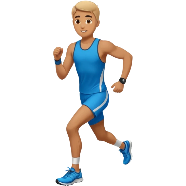 un homme près a courir emoji