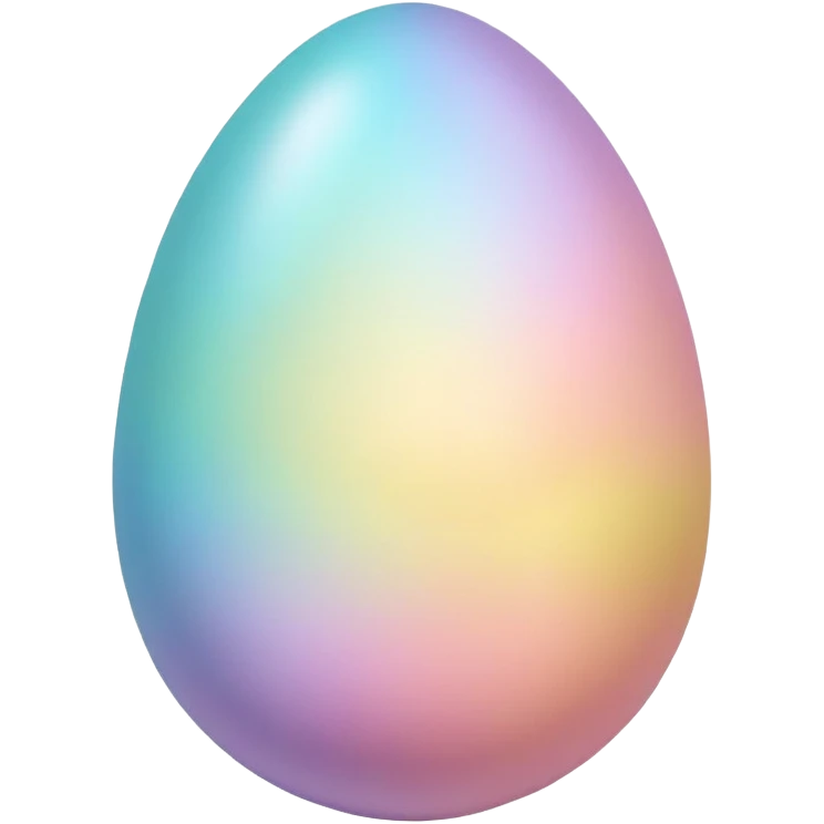 Pastel Easter Egg emoji