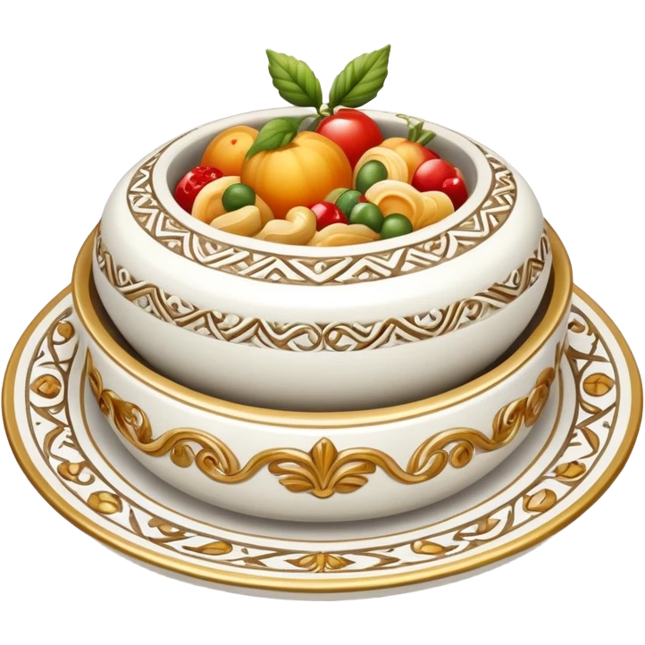 Fancy dish emoji