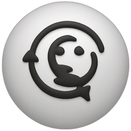 Un logo blanco y negro que diga Sleazyy  emoji