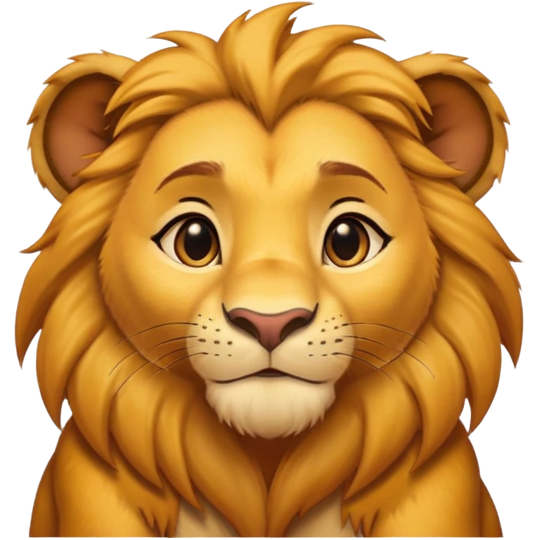 Simba from lion king emoji