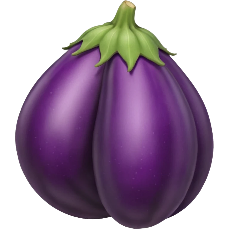 Eggplant with veins emoji