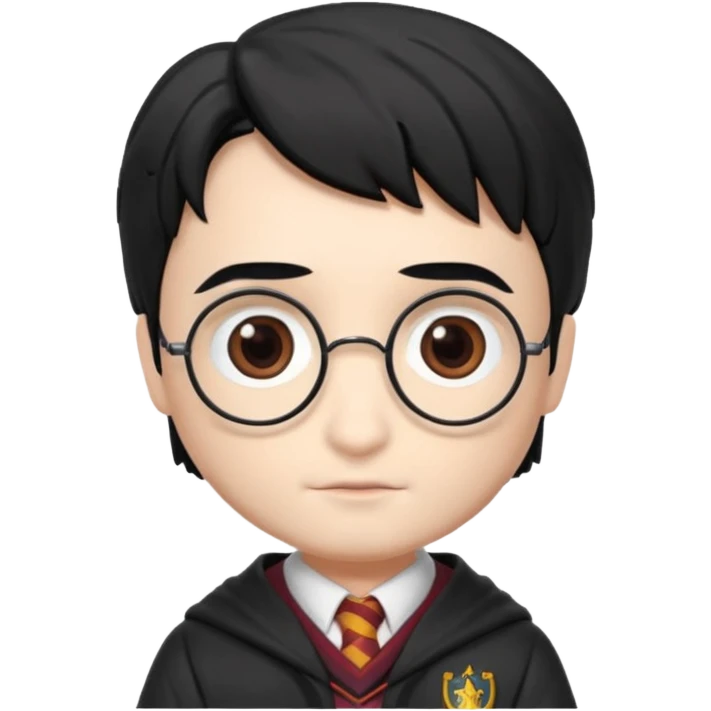 harry potter hearts eyes face funko pop style cute emoji