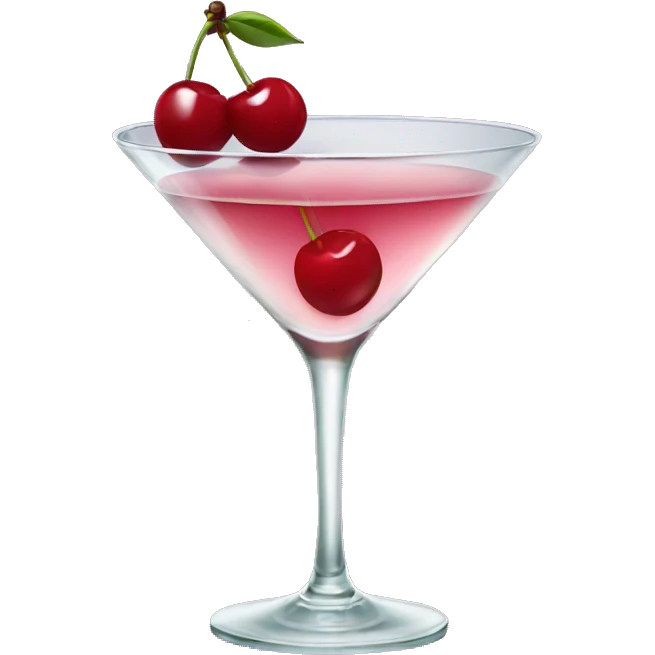 Cherry martini emoji