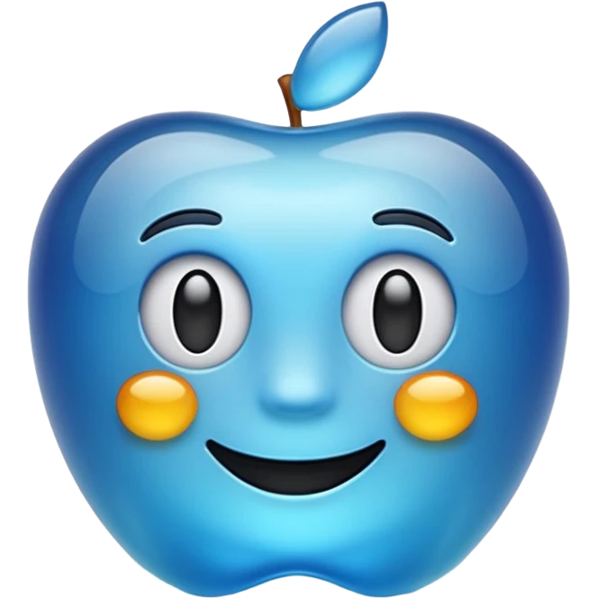 Make a standard set of emoji (all) in the style of glass from Apple company, volumetric with a 3D effect and a transparency effect, and a small one with a blue gradient or light blue The full set of emoticons emoji