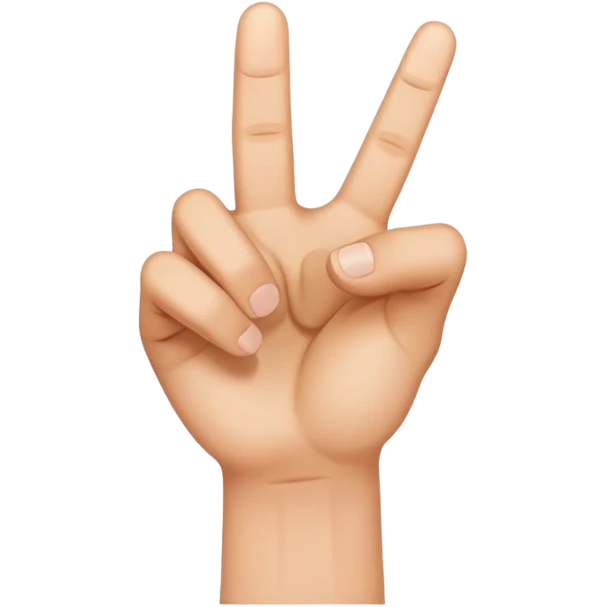 Hand with one finger down emoji