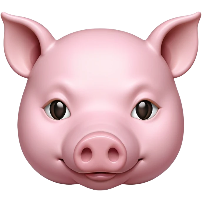   mask of monalisa as a pig emoji