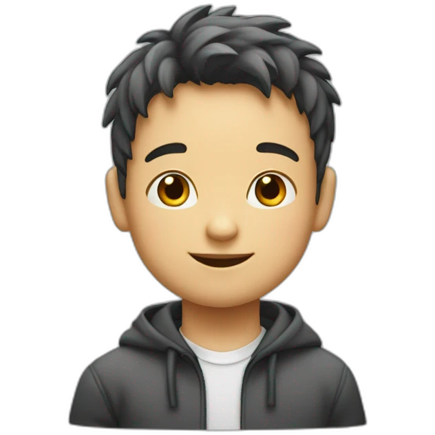 niño con inteligencia social clorores claros emoji