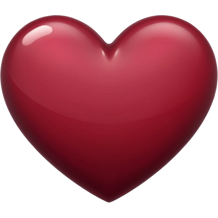 heart bordeaux emoji