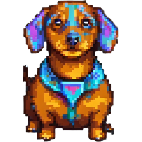 un perro salchicha gordo emoji
