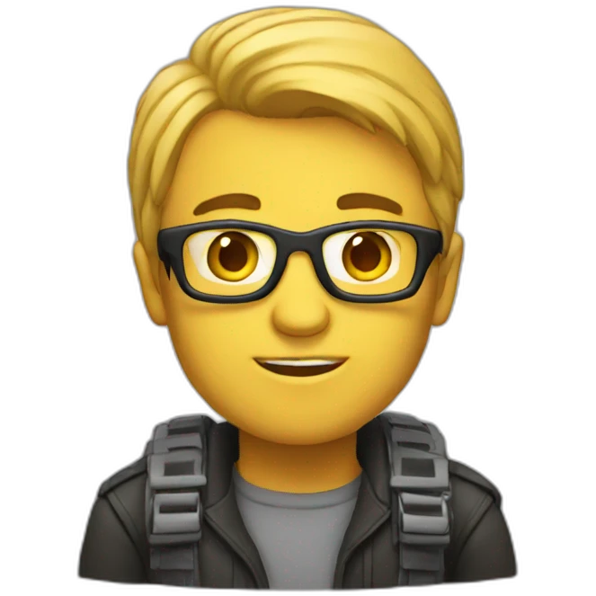 Bold programmer emoji