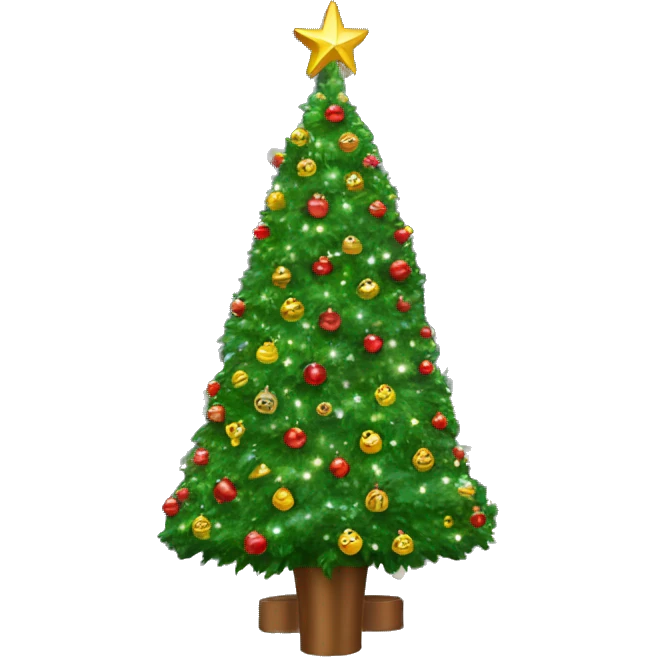 New York Christmas tree from Rockefeller Center emoji