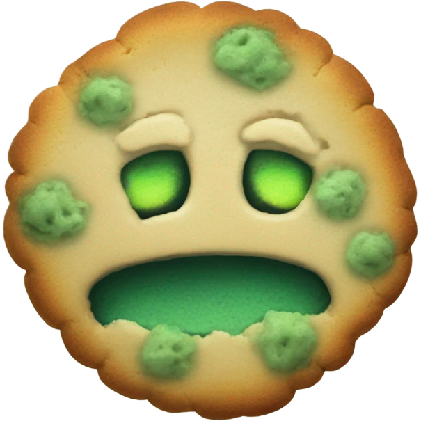 Moldy cookie  emoji