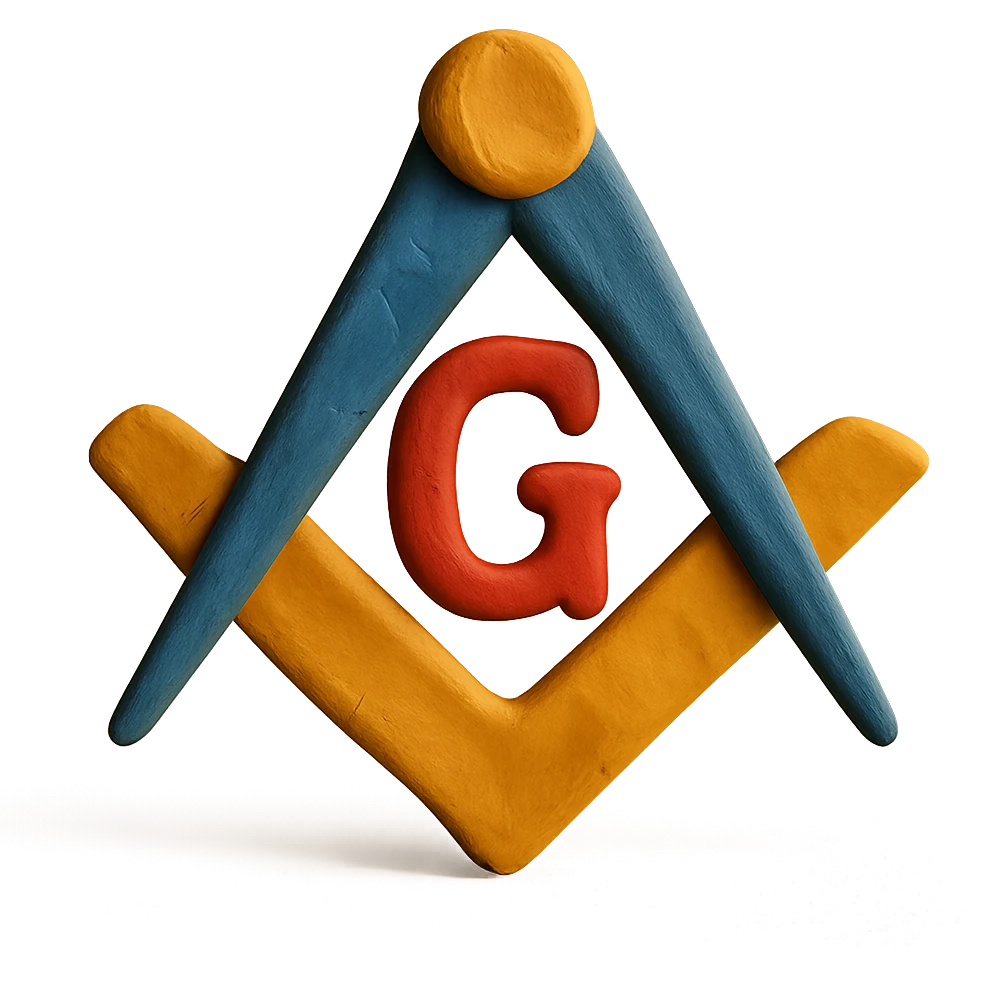claymation style freemason symbol emoji
