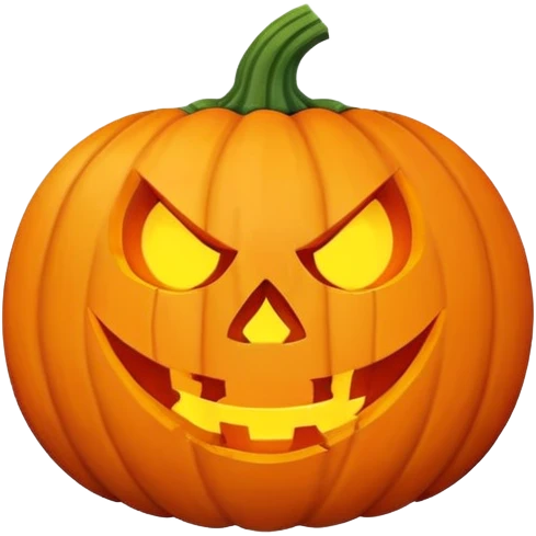 Evil Pumpkin Emoji emoji