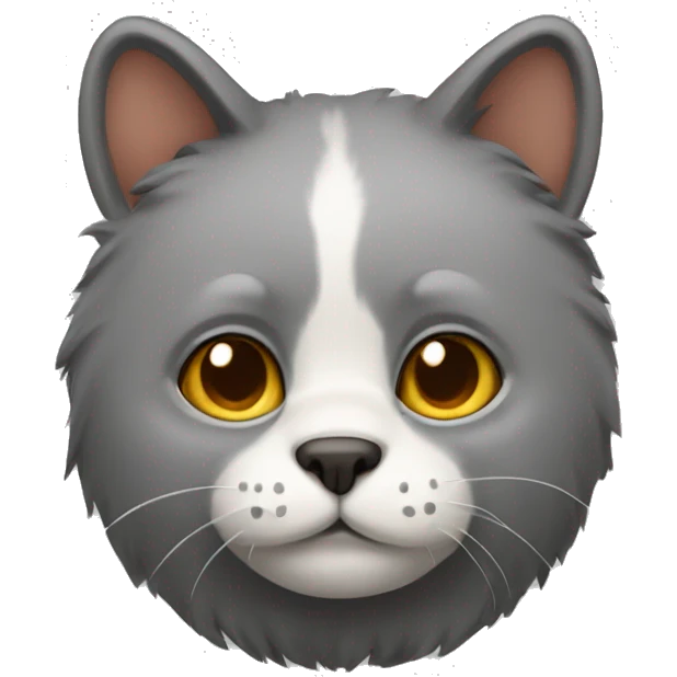 Cat looks like a bear emoji