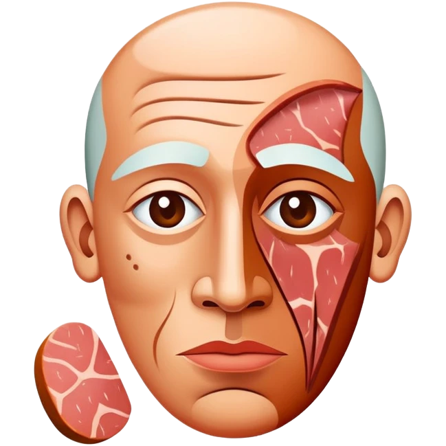 picasso abstract art SPAM MEAT portrait  emoji