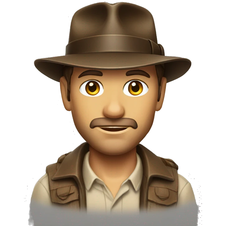 Indiana jones futurista emoji