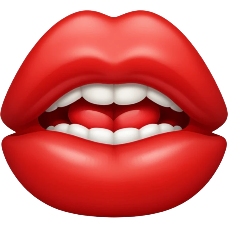 Lip kiss emoji