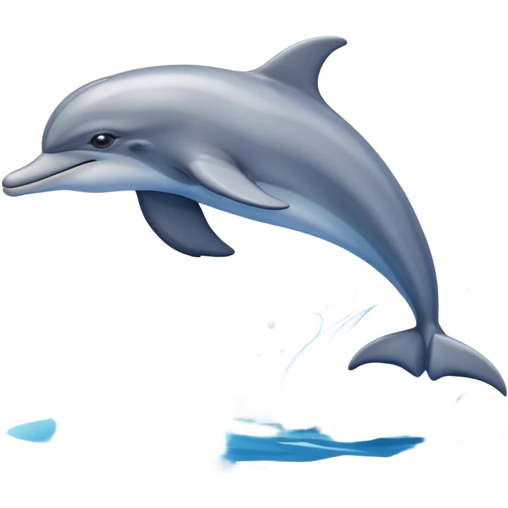 dolphin hop out of the sa emoji