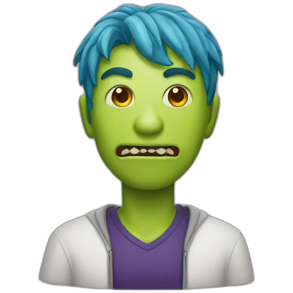 Homme qui Boit de la monster emoji