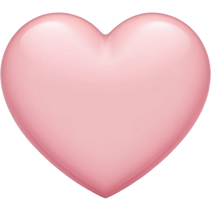 light pink heart emoji