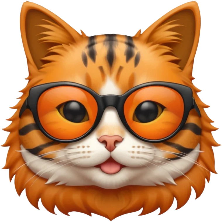 Cat wearing sunglasses emoji