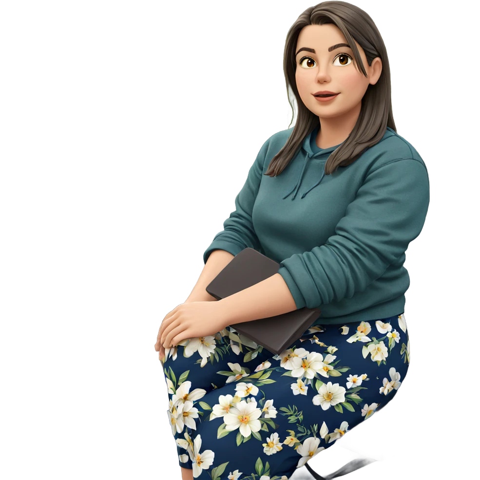 girl sitting on bench outdoors emoji