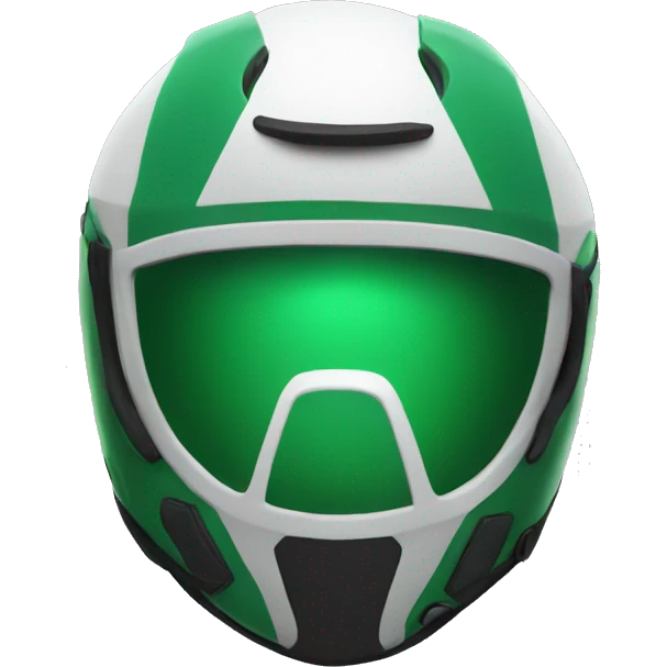 Green plus helmet  emoji