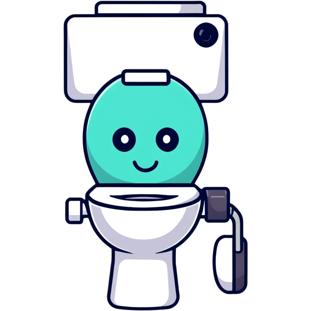 skibidi toilet character, toilet with camera head emoji