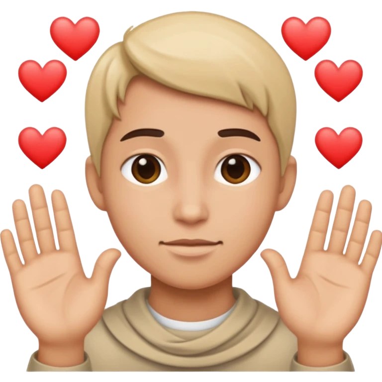 Tro, håb og kærlighed emoji