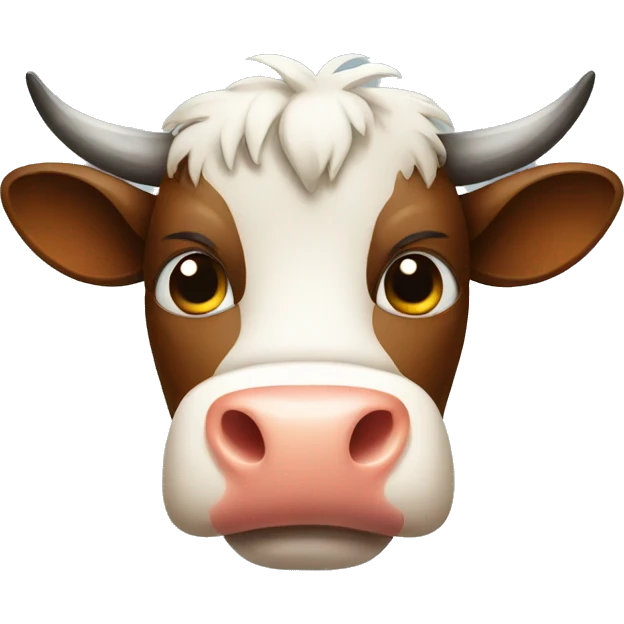 angry cow emoji